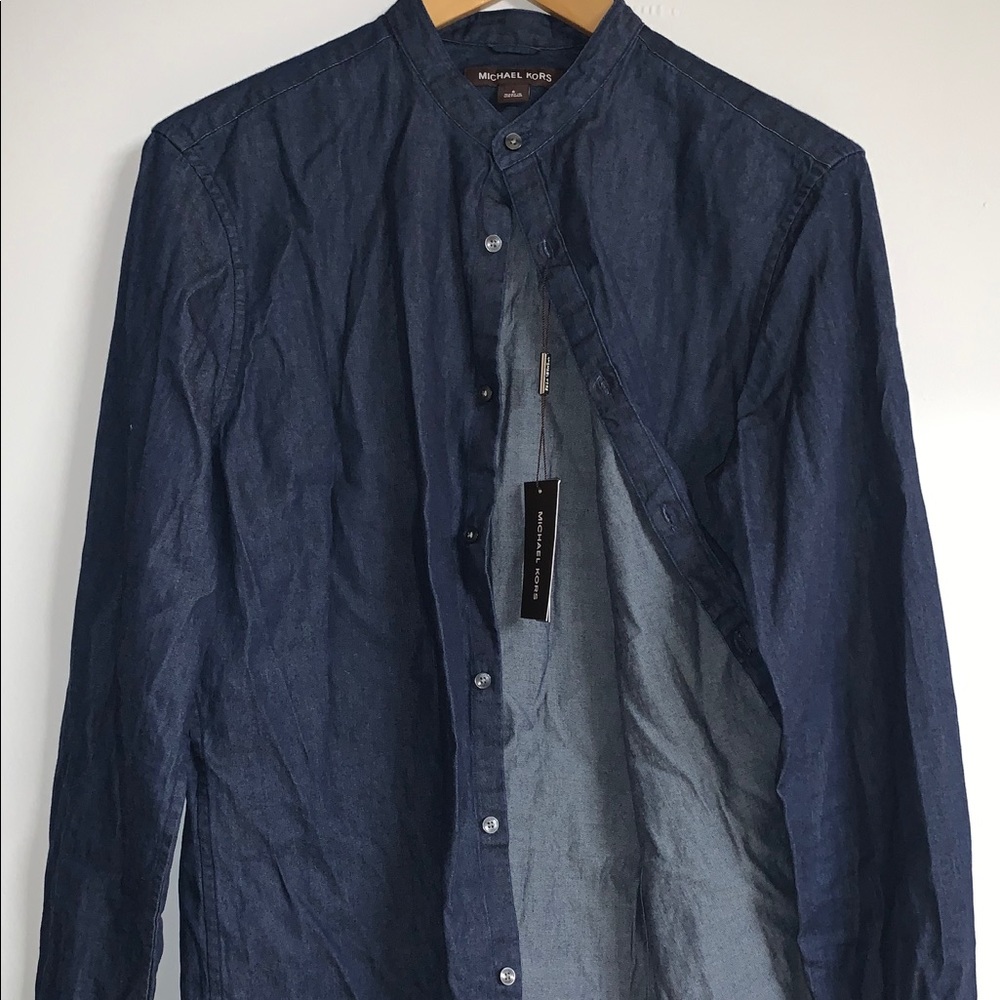 Men’s Michael Kors Indigo Shirt